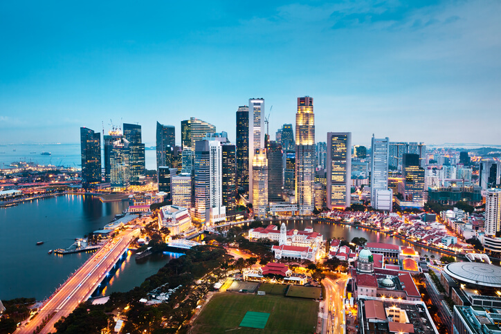 Singapore City Skyline